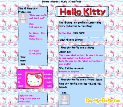 Hello Kitty Backgrounds For Myspace 3.0. Hello kitty on cloud