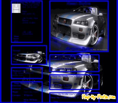 Nissan myspace layouts