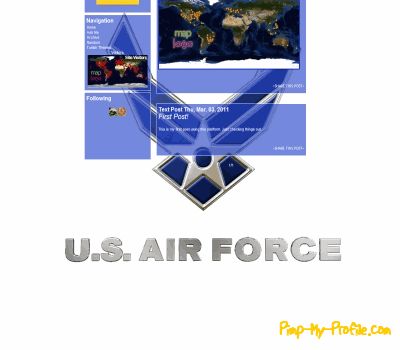 Air force Tumblr Themes 