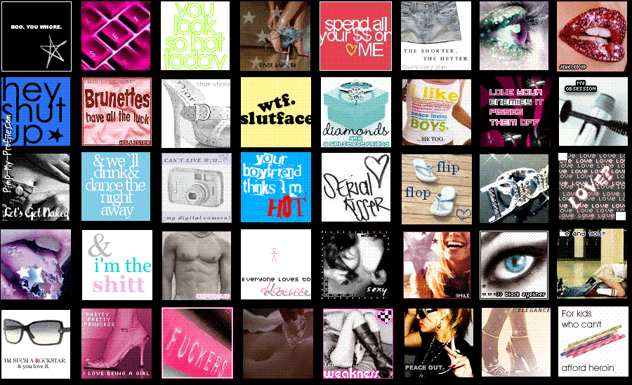 Girly Tiled Backgrounds